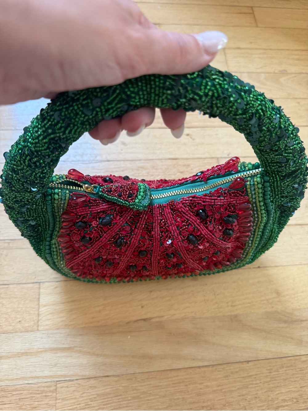 Watermelon Beaded Bag - Viral TikTok Trend NWT - Picture 5 of 6